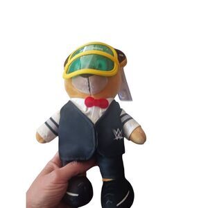WWE wrestlemania bear wrestle mania 41 card dealer plush nwt